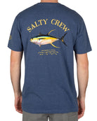 Salty Crew Ahi Mount SS Tee Navy HTR XXXL