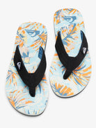 Quiksilver Molokai Layback Mens Sandal XKBW-Black-Blue-White 14
