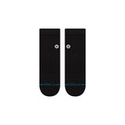 Stance Icon Quarter Mens Socks Black XL