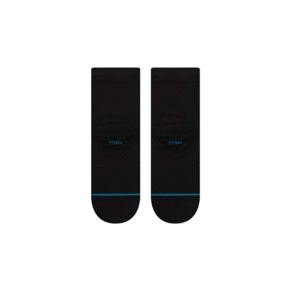 Stance Icon Quarter Mens Socks Black XL