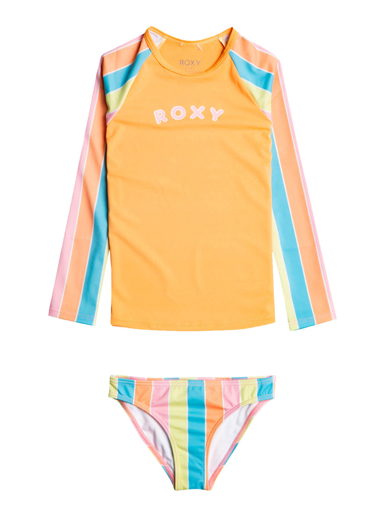 Roxy Colors Of The Sun Rashguard Bikini Set