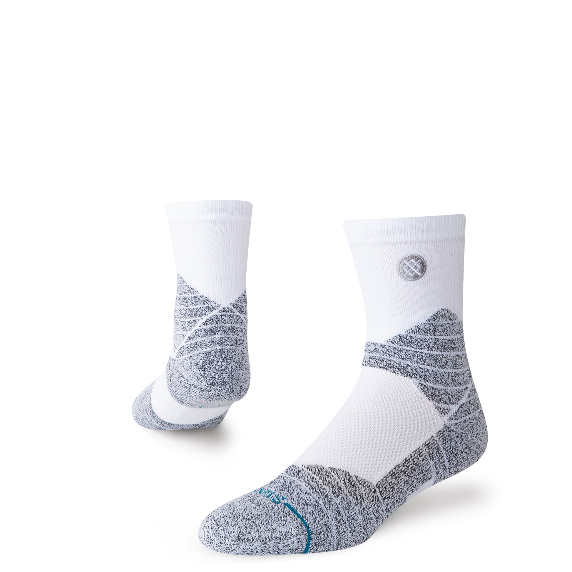 STANCE ICON SPORT QTR WHT-WHITE L
