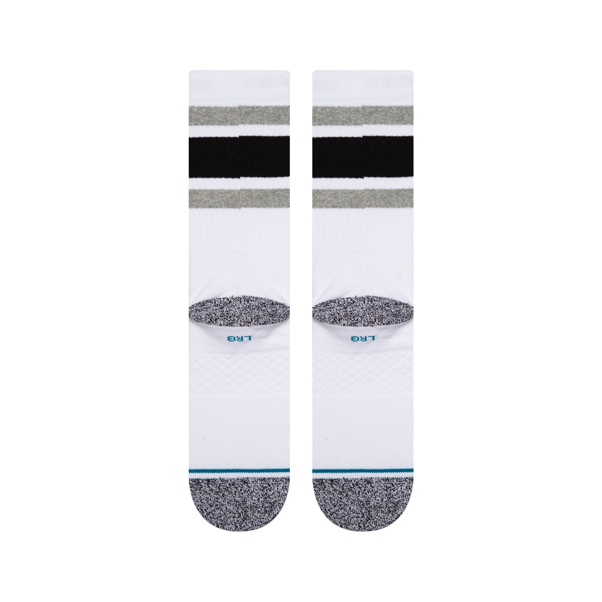 STANCE BOYD ST CREW SOCKS WHT-WHITE XL