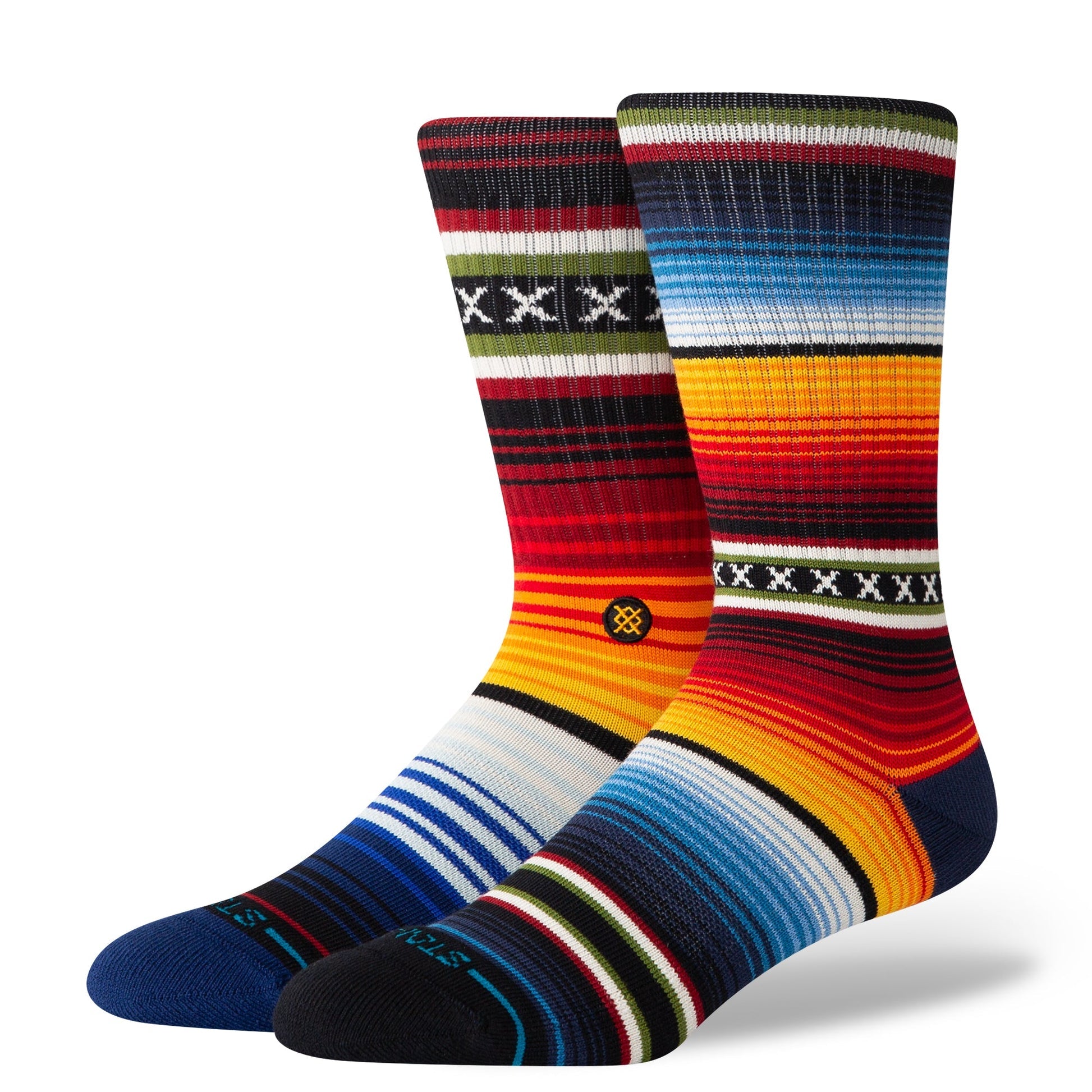 Stance Curren St Crew Socks Red S