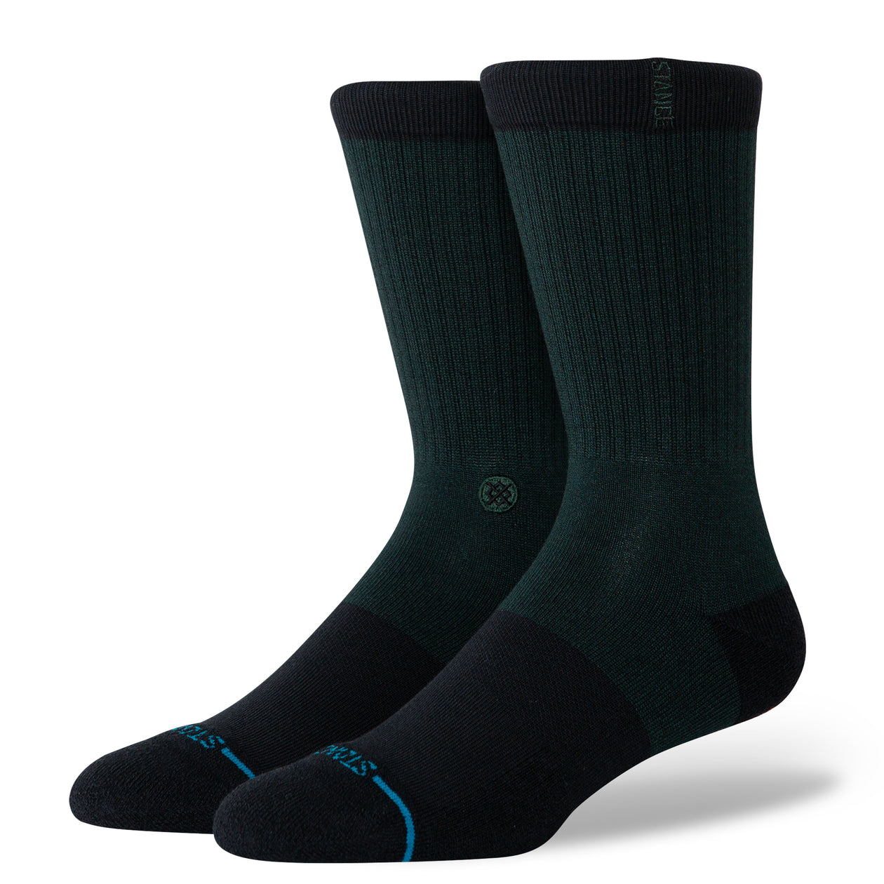 STANCE NIGHTFALL CREW BLK-BLACK L