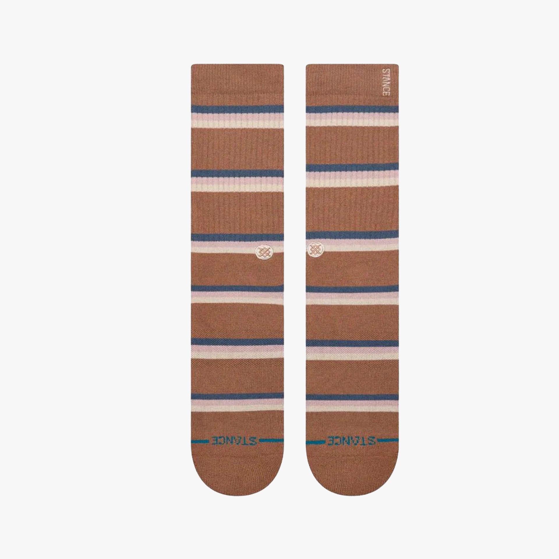 STANCE STRATA CREW BRN-BROWN M
