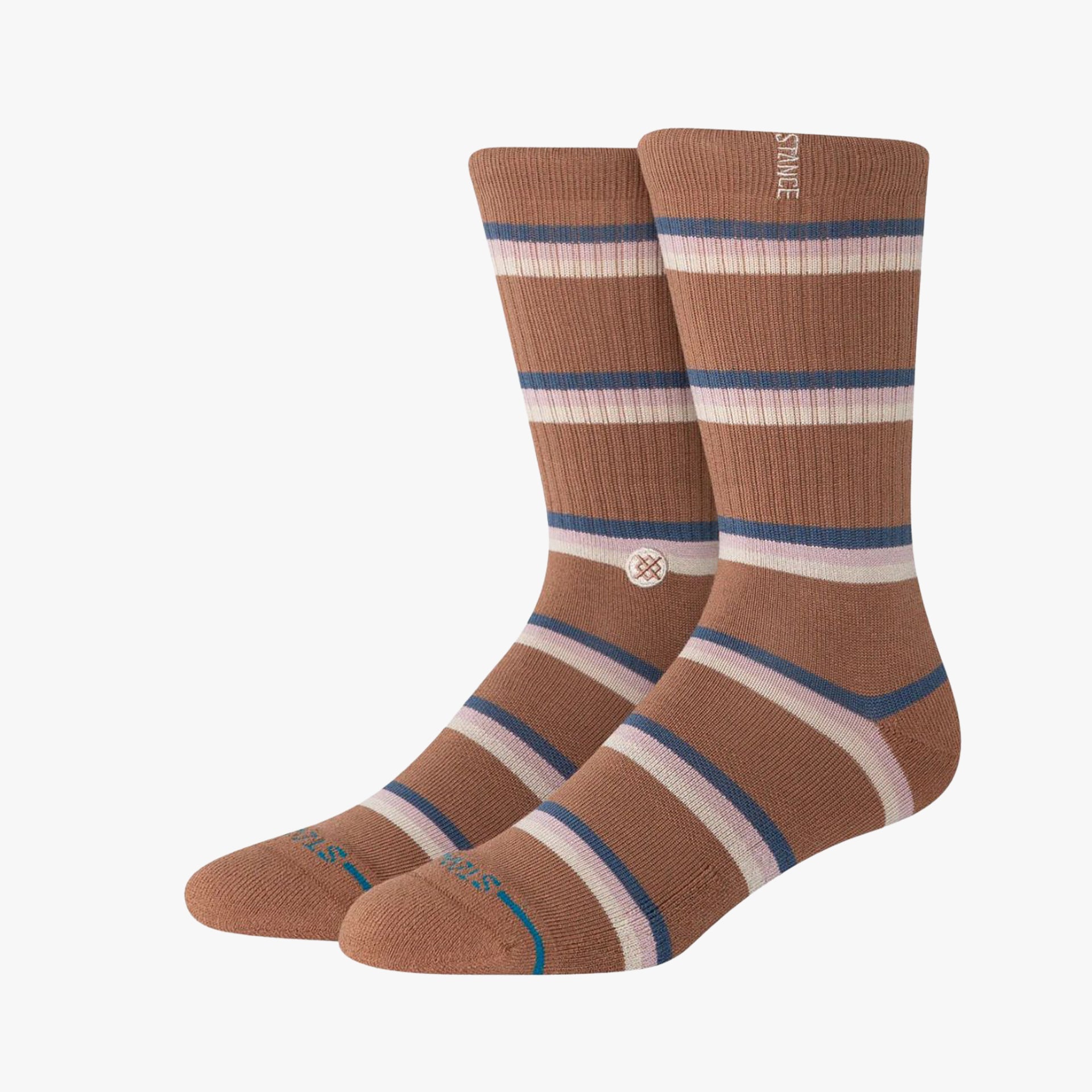 STANCE STRATA CREW BRN-BROWN L