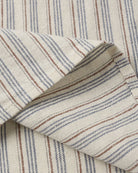 Rylee + Cru Collared Short Sleeve Shirt Nautical Stripe 8-9Y