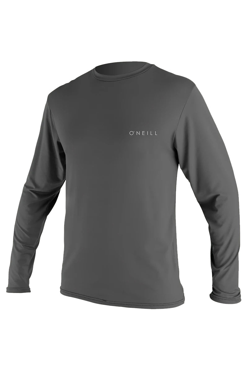 O'neill Basic UPF 30 Adult L/S Sun Shirt 009-Graphite Large