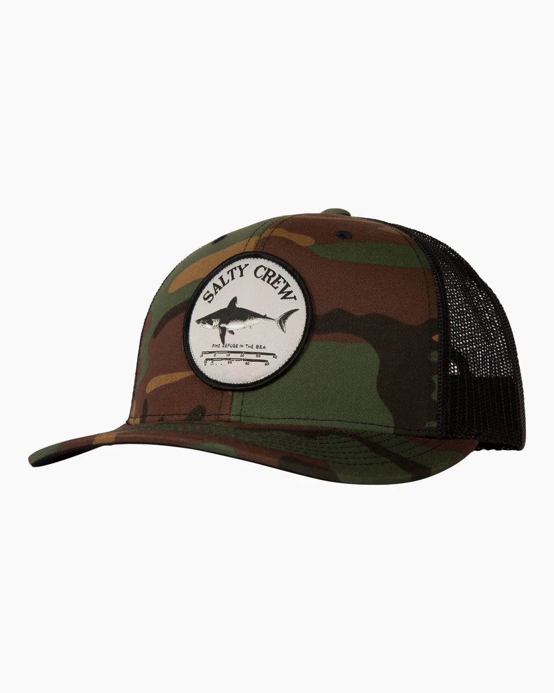 Salty Crew Bruce Retro Trucker Hat Camo OS