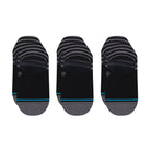 Stance Sensible Two 3 Pack Socks BLK S