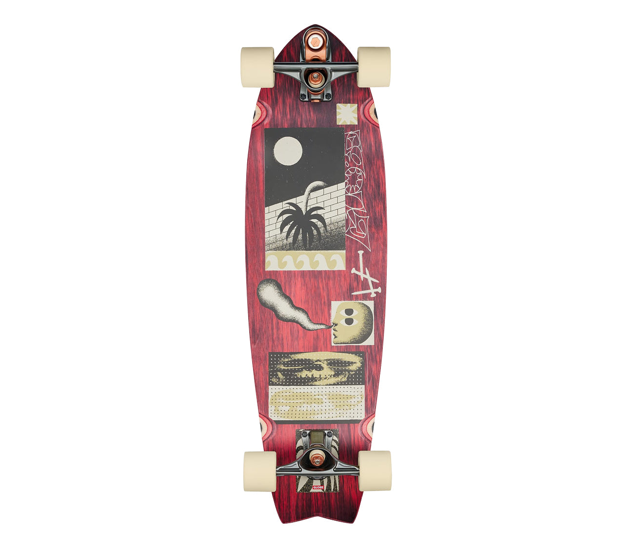 Globe Skateboards Chromantic Complete Surfskate Last In 33"