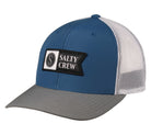 Salty Crew Pinnacle 2 Retro Trucker Hat Blue/Grey One SIze