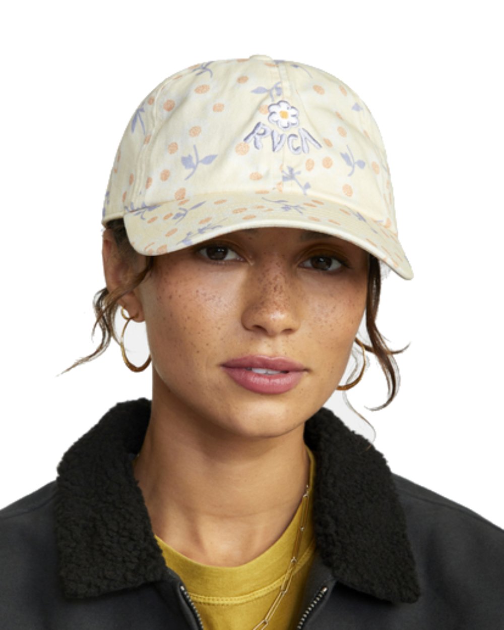 RVCA Fields Dad Hat YCQ0-Afterglow OS