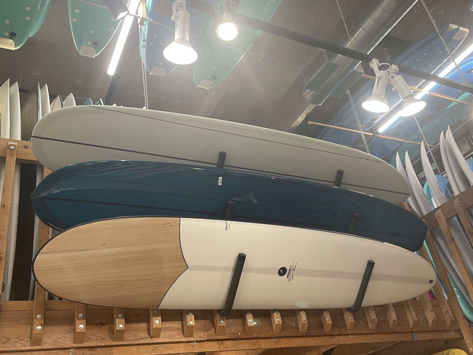 Christenson Surfboards Scarlet Begonia TurqBlueResinTint 9ft6in SingleFin