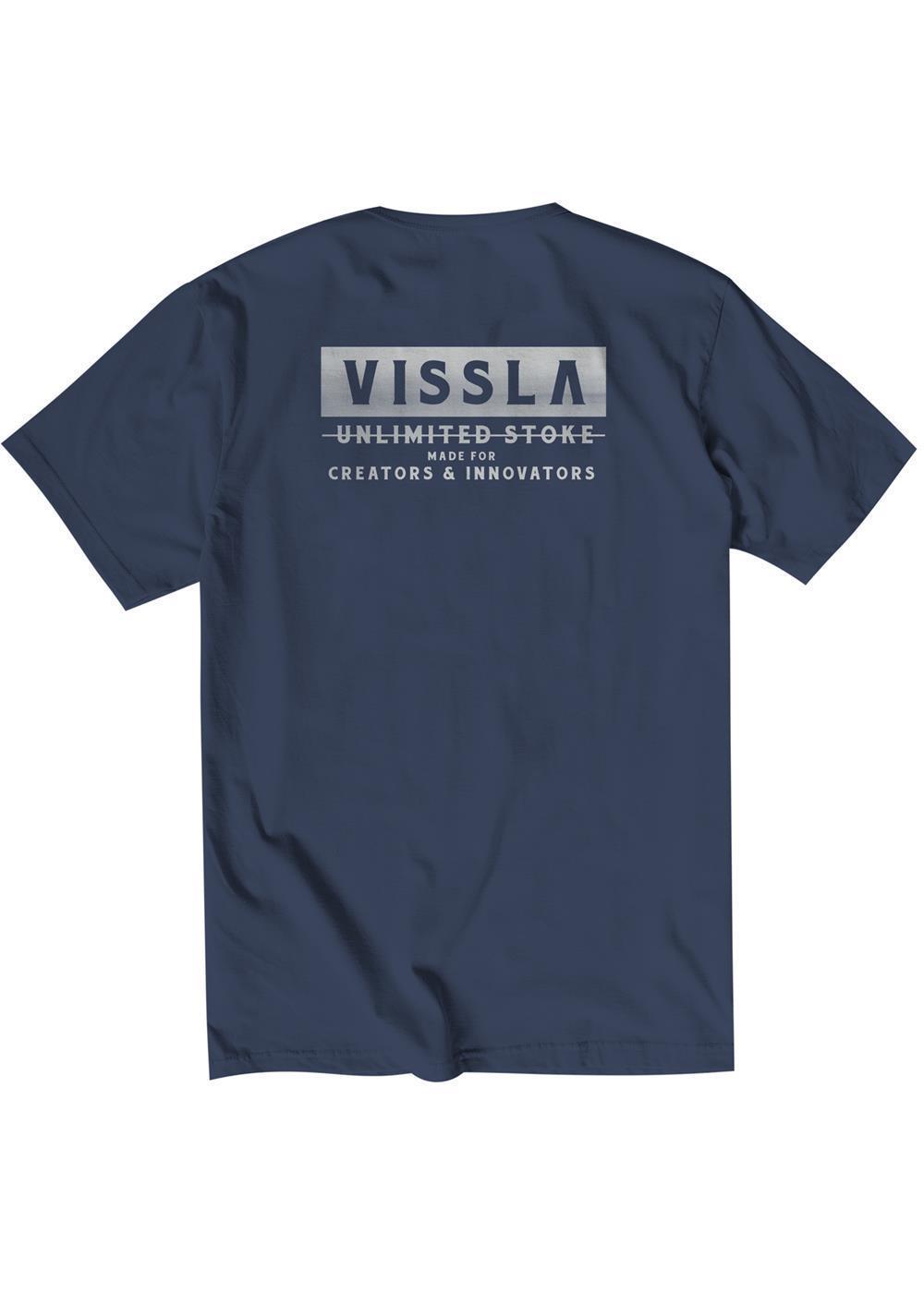 Vissla Blockhead Organic Tee  DKD L