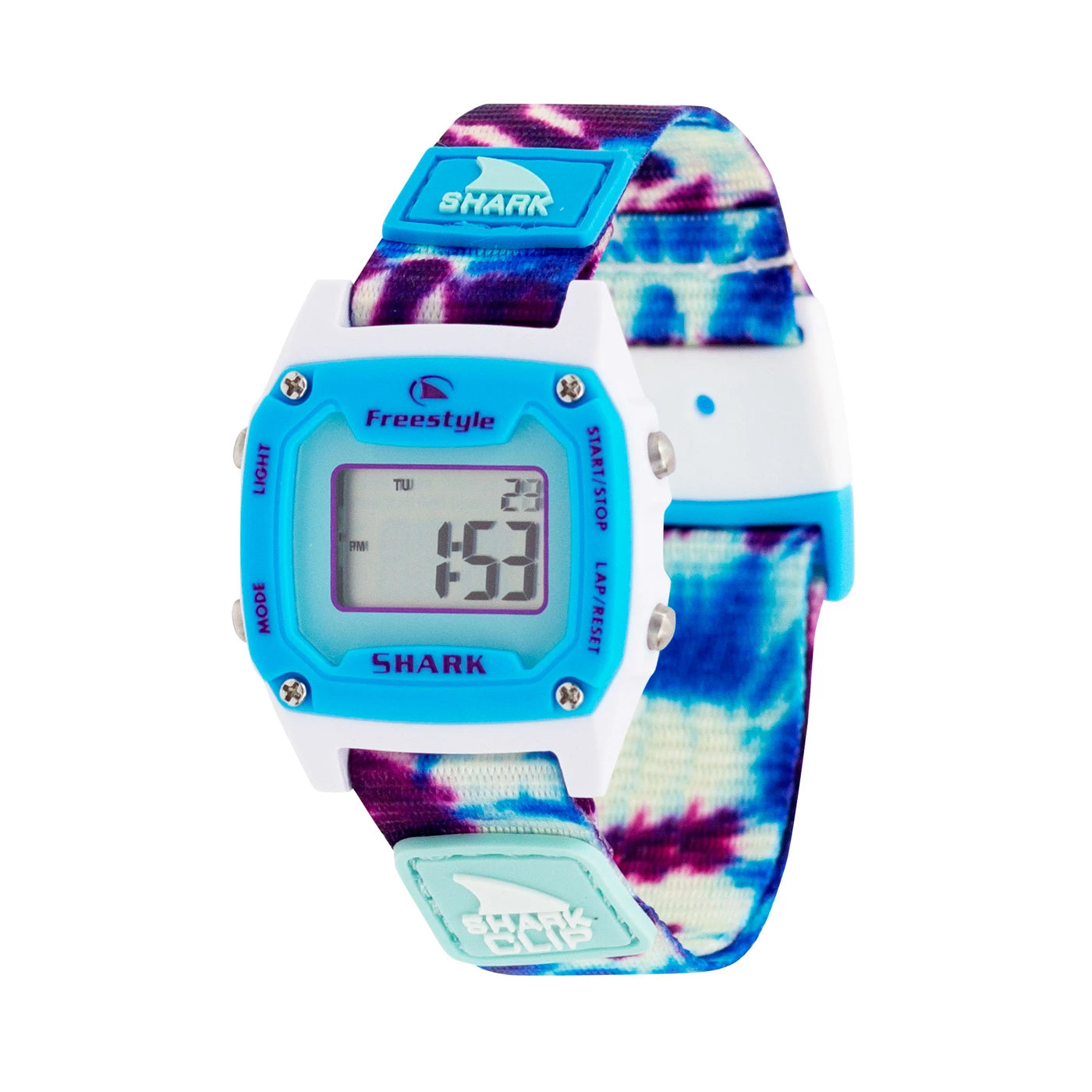Freestyle Shark Mini Clip Watch Tie-Dye Blue Daze