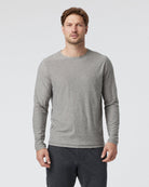 Vuori LS Strato Tech Tee HTG-HeatherGrey XL