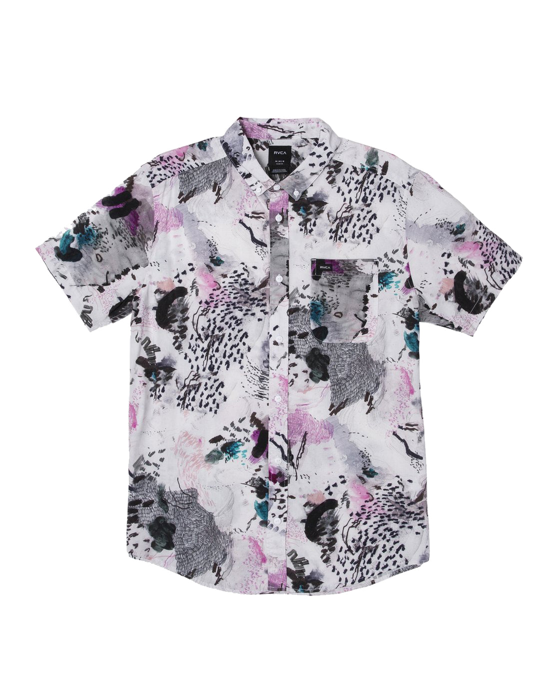 RVCA Delaney Button-Up Shirt MUL-Multi XXL
