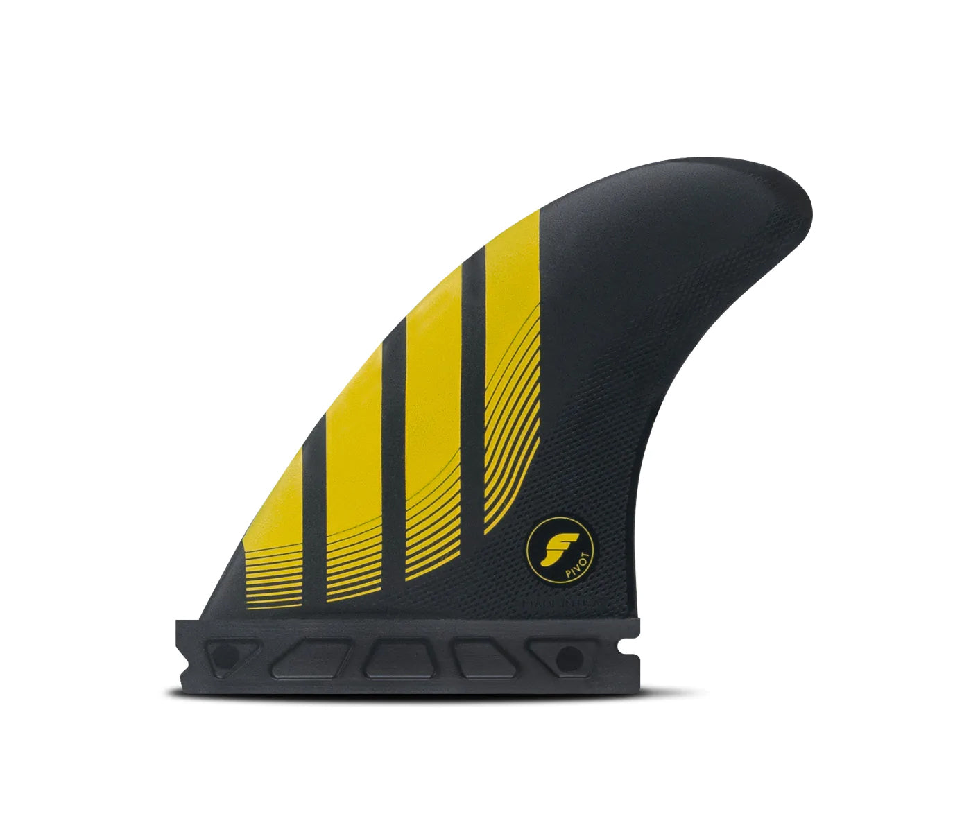 Future Fins P4 Alpha Thruster Fin Set Carbon-Yellow S