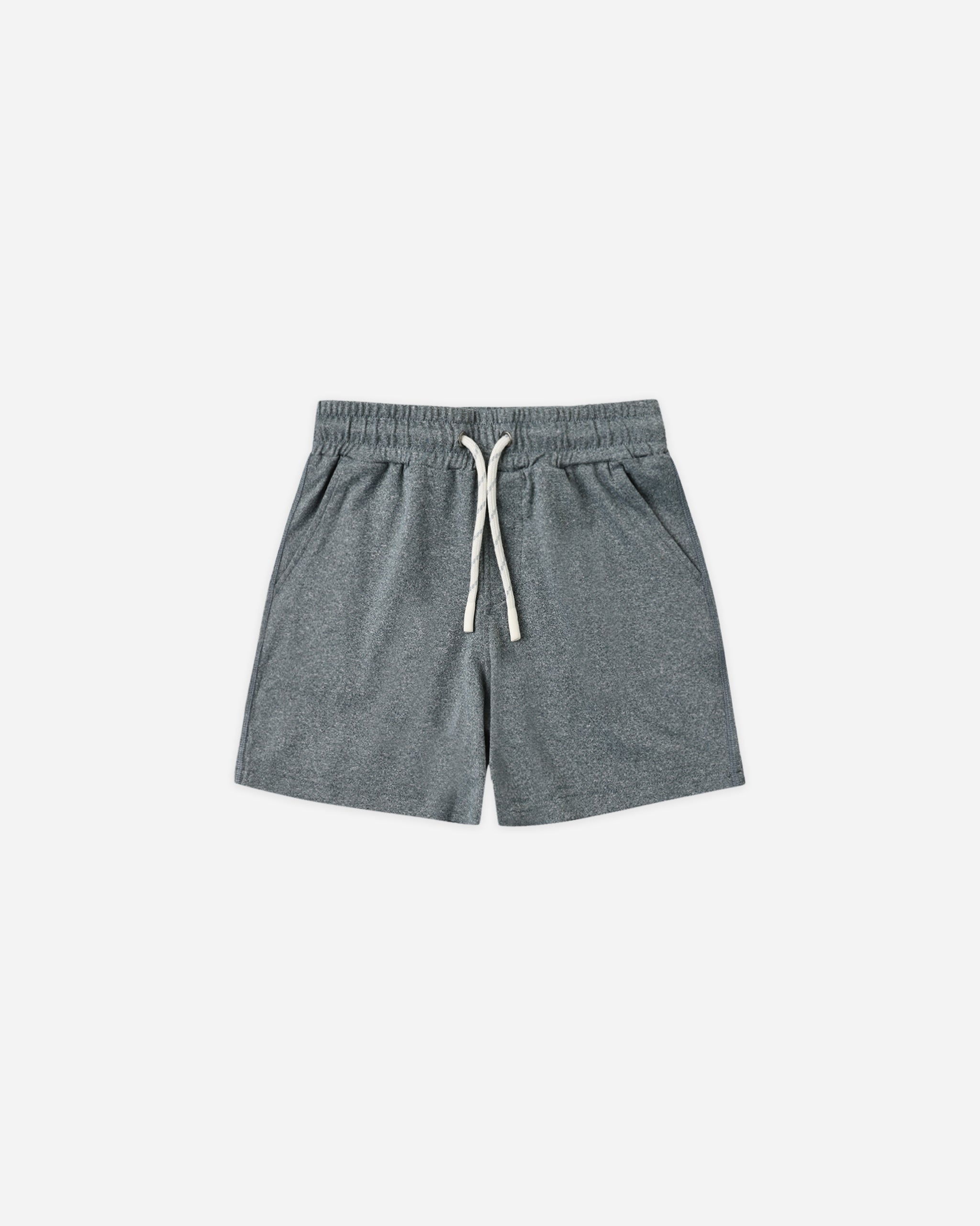 Rylee and Cru Oceanside Tech Short Heathered Midnight 8-9Y