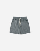 Rylee and Cru Oceanside Tech Short Heathered Midnight 6-7Y
