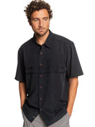 Quiksilver Waterman Tahiti Palms SS Woven KVJ0 XXL