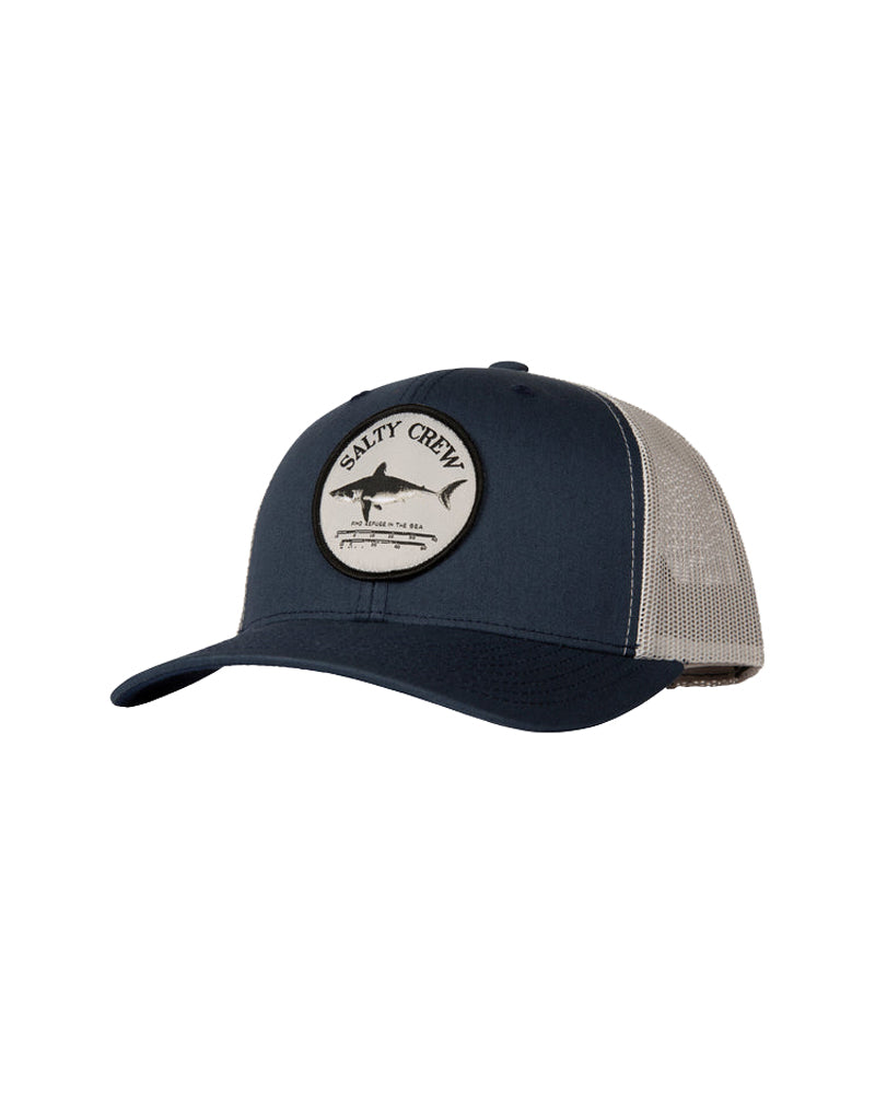 Salty Crew Bruce Retro Trucker Hat Navy/Silver OS