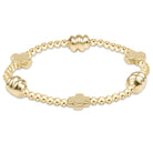 Enewton Beaded Bracelet  SignatureCrossGold AdmireGold 3mm