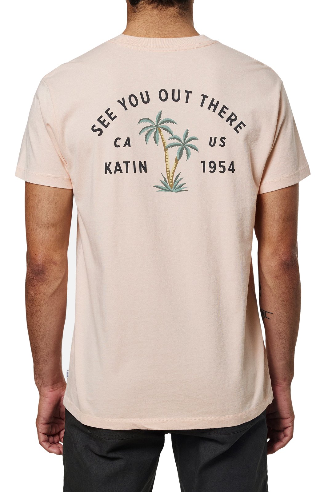 KATIN BERMUDA TEE PINK SAND WASH M