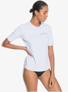 Roxy Enjoy Waves Short Sleeve UPF 50 Surf Tee WBB0- BRIGHT WHITE XL