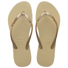 Havaianas Slim Glitter 2 Womens Sandal 0154-Sand Grey 6