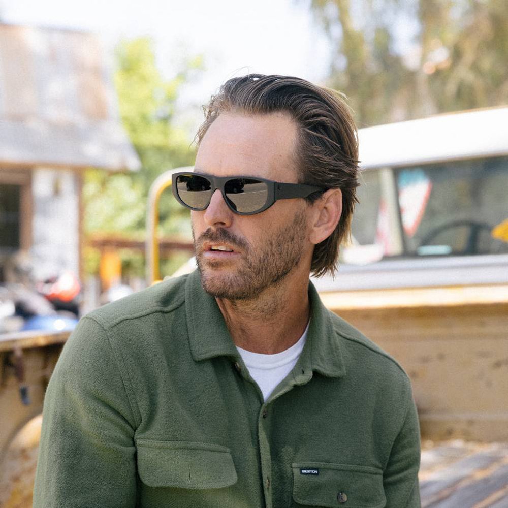 Electric Stanton Polarized Sunglasses MatteBlack Grey