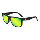 Knockaround Torrey Pines Polarized Sunglasses Matte Black on Black/Sky Blue