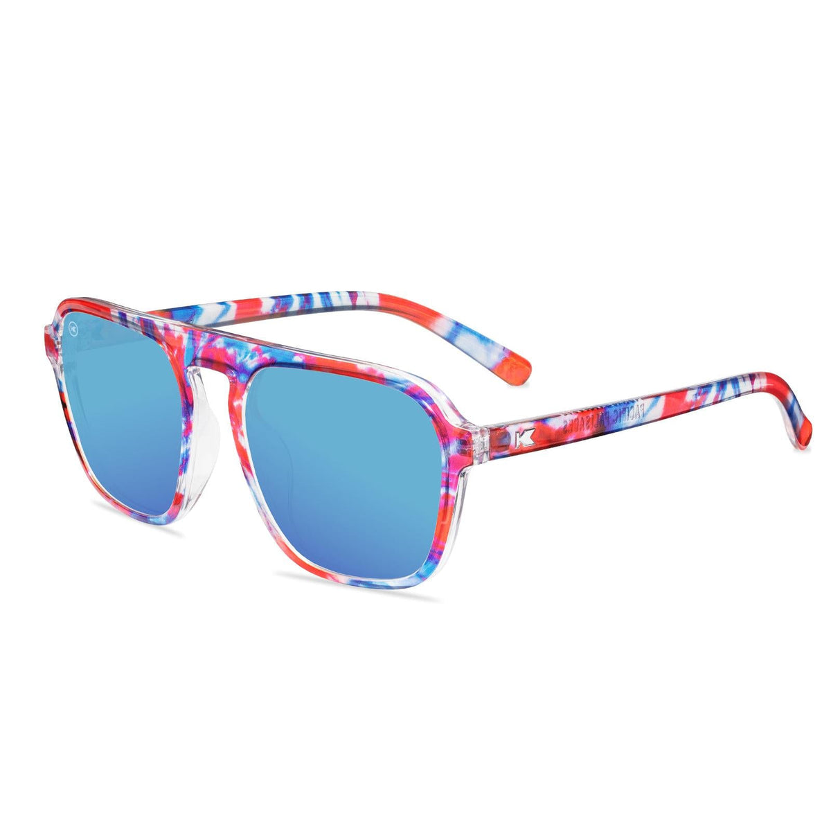Knockaround Pacific Palisades Polarized Sunglasses LiveFreeorTyeDye