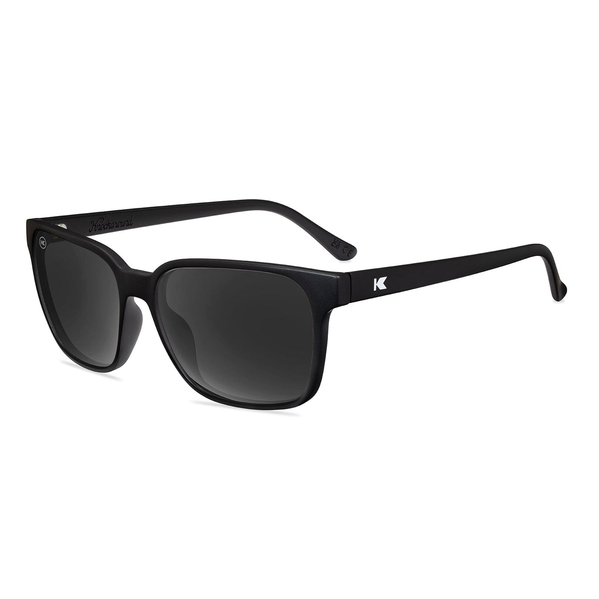Knockaround Day Trips Polarized Sunglass  Black-Moonshine