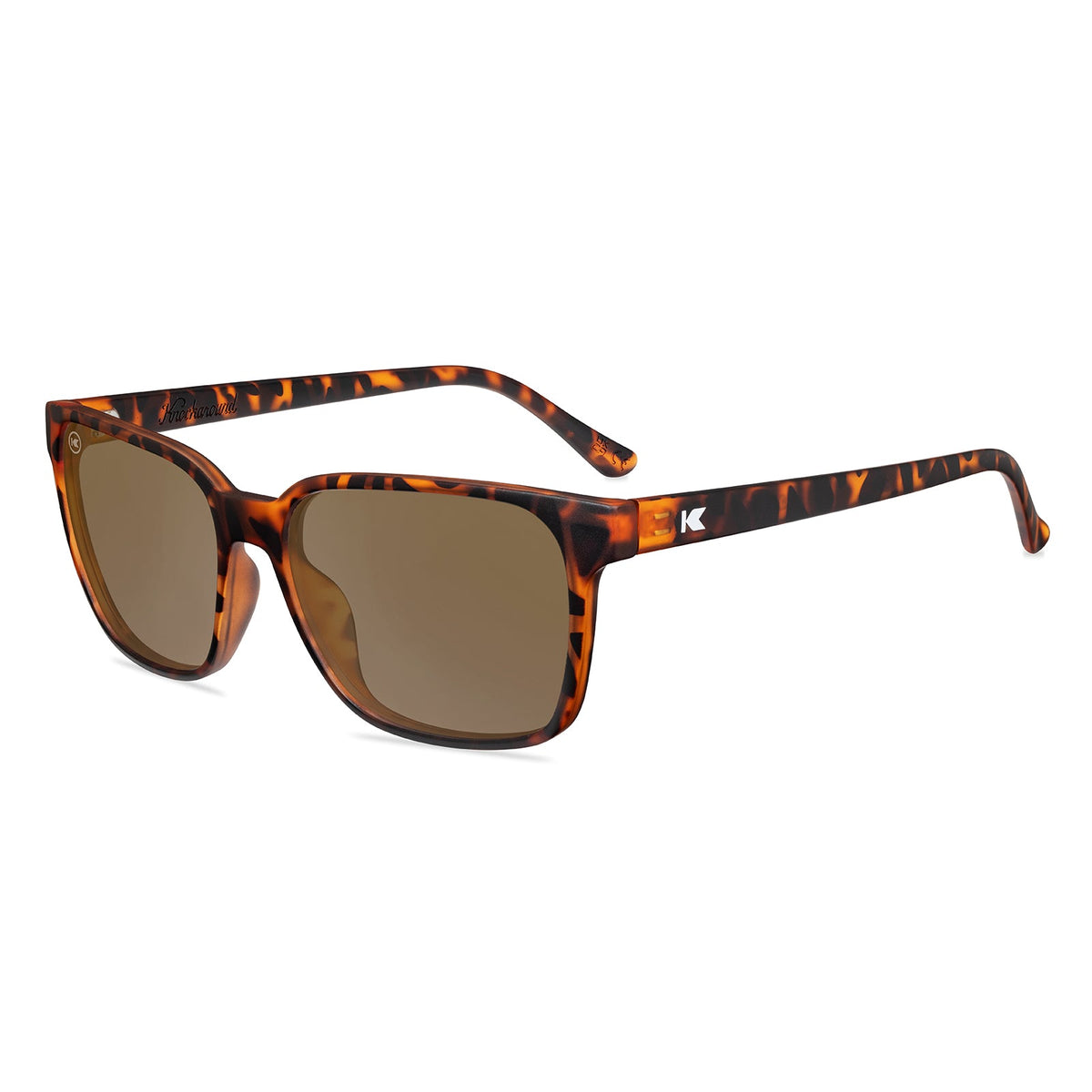 Knockaround Day Trips Polarized Sunglass  TortoiseShell-Amber