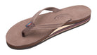 Rainbow Double Layer Narrow Strap Womens Sandal