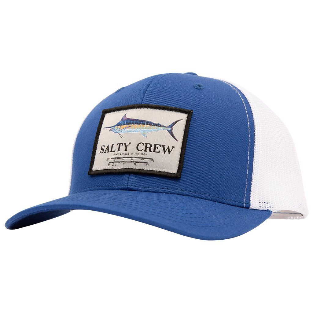 Salty Crew Marlin Mount Trucker Hat Royal/White OS