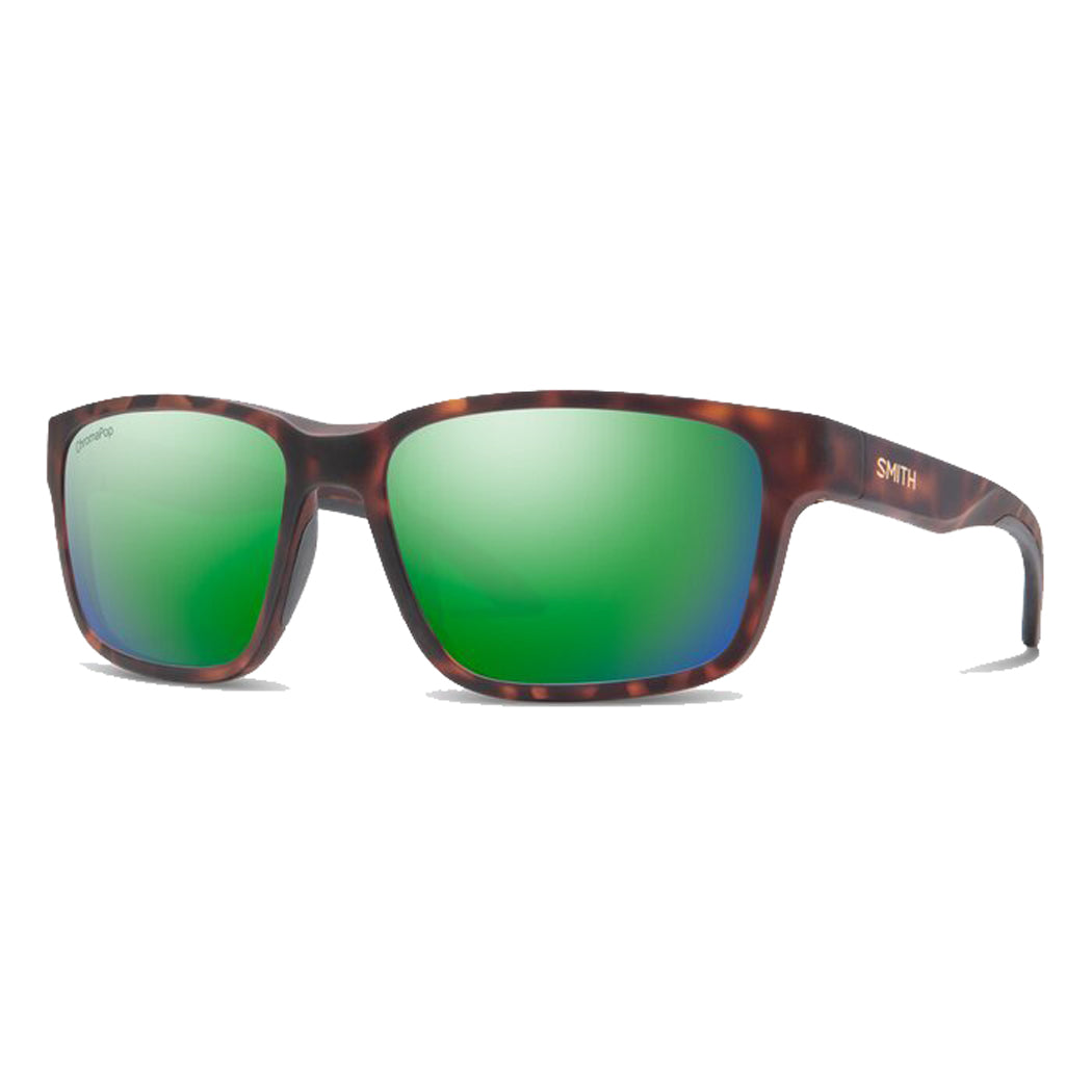 Smith Basecamp Polarized Sunglasses  MatteTortoise GreenMirror Chromapop