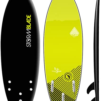 Storm Blade Swallow Tail Surfboard Black 6ft0in