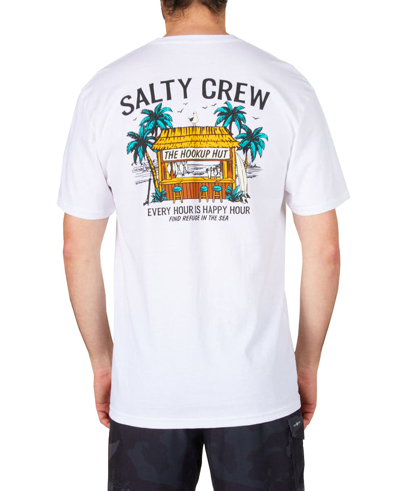 Salty Crew Salty Hut Standard SS Tee WHT XXL
