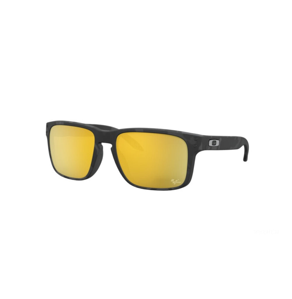 Oakley Holbrook Polarized Sunglasses MatteBlackTort Prizm24K Square