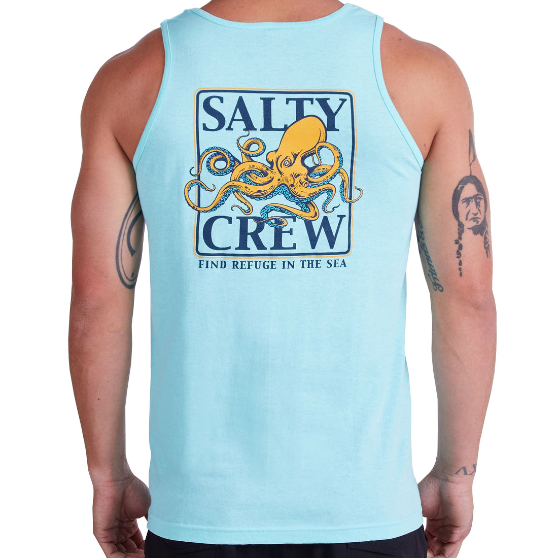 Salty Crew Ink Slinger Tank Sea Foam S