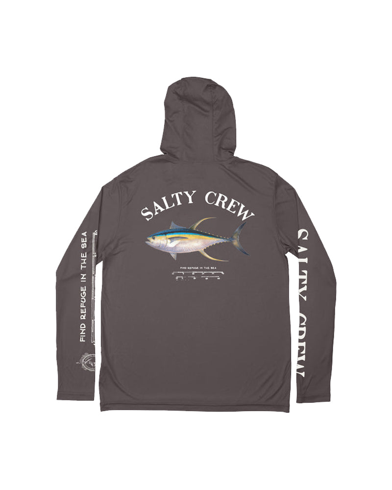 Salty Crew Ahi Mount Hood Sunshirt Charcoal XL