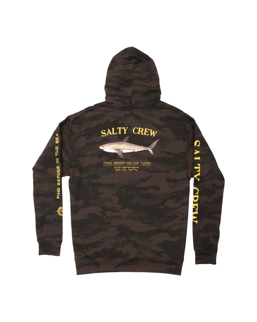 Salty Crew Bruce Hooded Fleece BlackCamo XL
