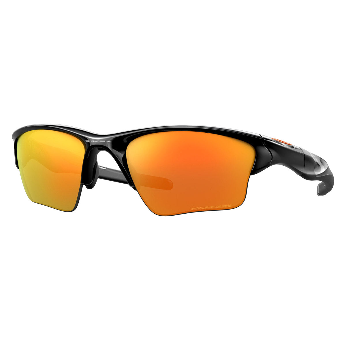 Oakley Half Jacket 2.0 XL Polarized Sunglasses PolishedBlack FireIridium Poly
