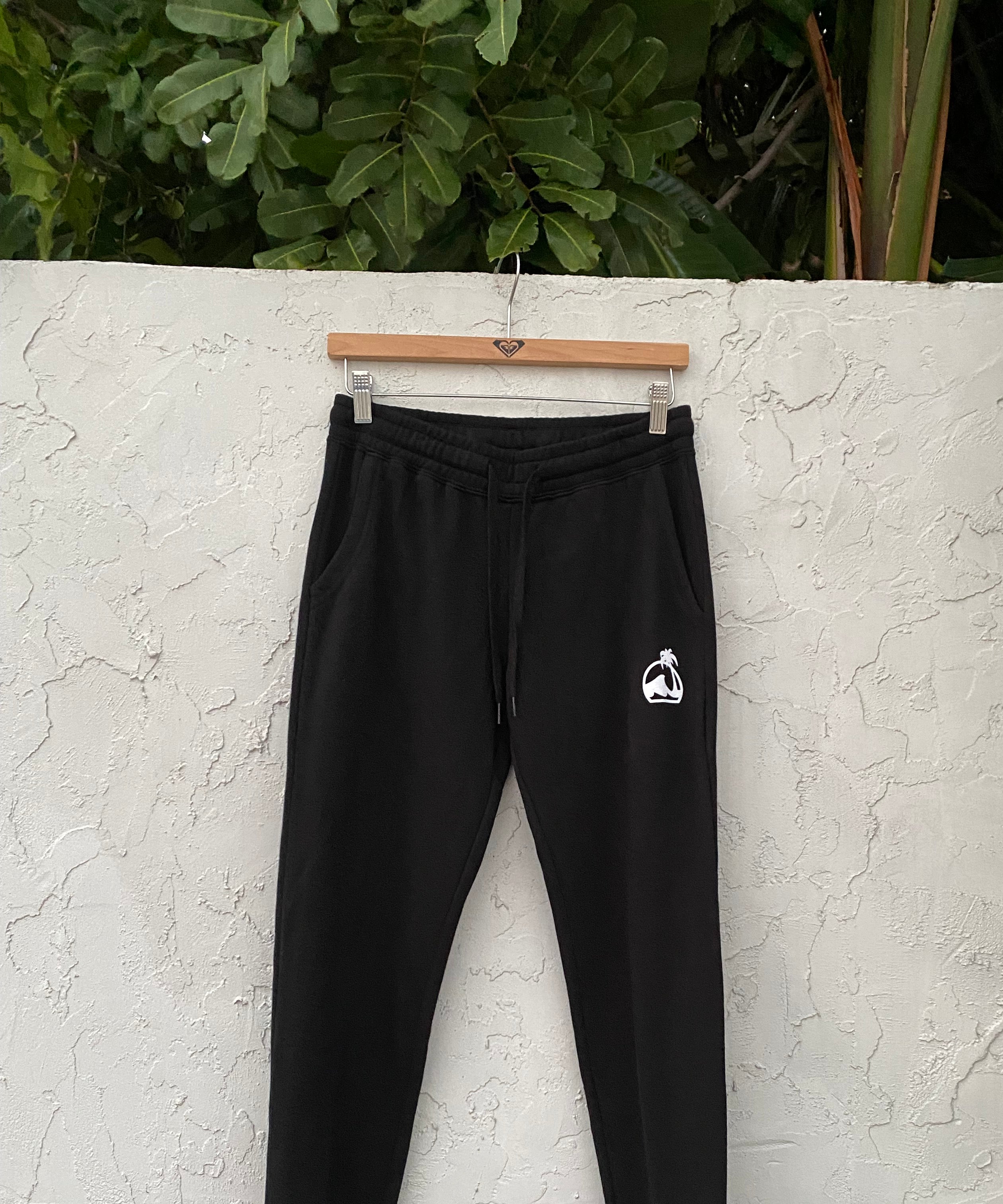 Island Water Sports California Wave Wash Sweatpants Black/White S