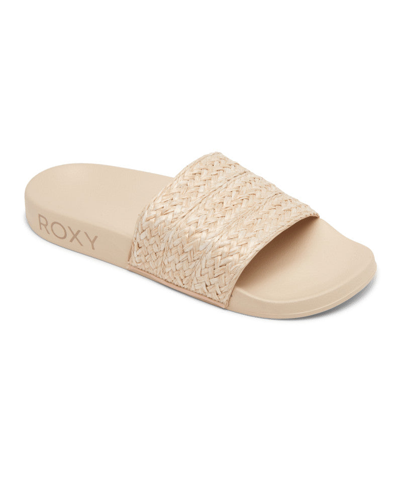 Roxy Slippy Jute Womens Sandal CRE-Cream 6