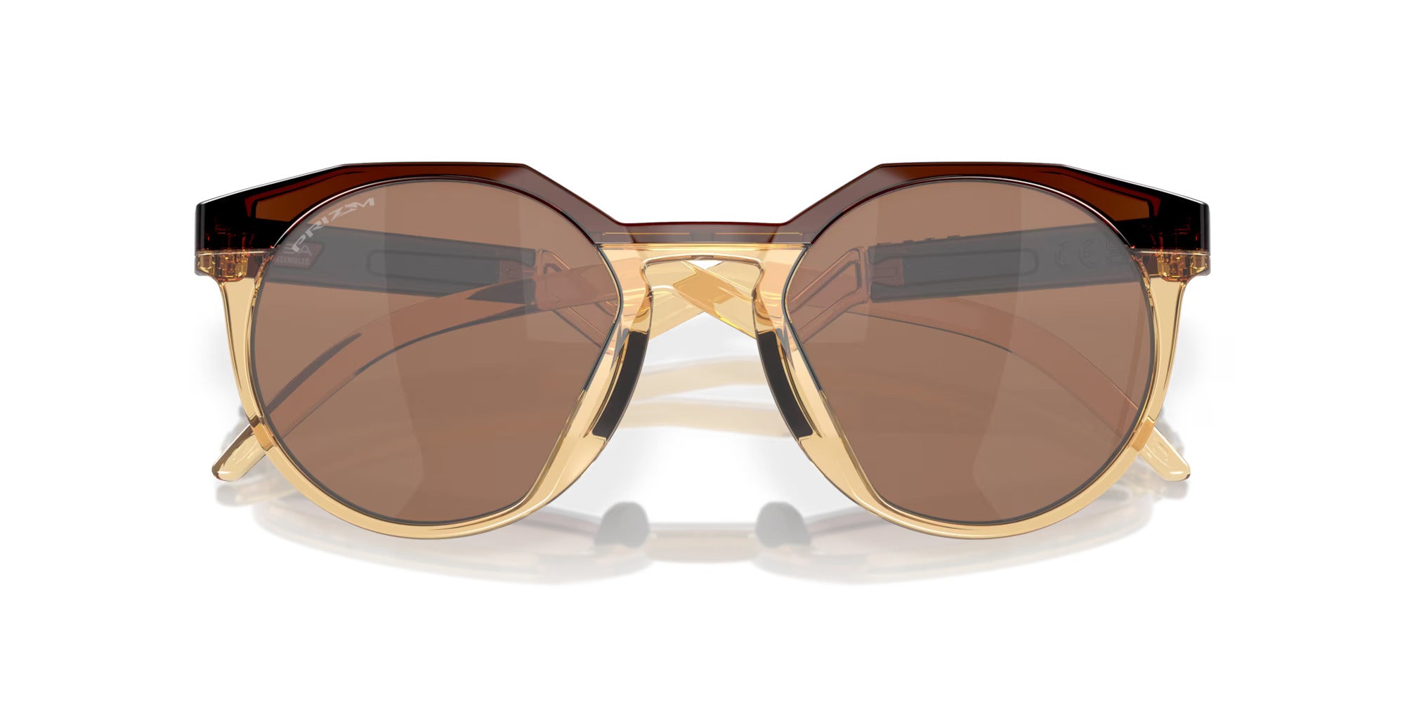 Oakley HSTN Sunglasess DkAmber LtCurryw/PrizmTungsten